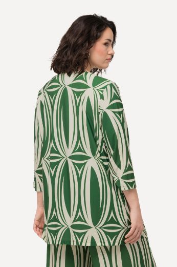 Plus size veliki brojevi Bluza s 3/4 rukavima V izreza za punije