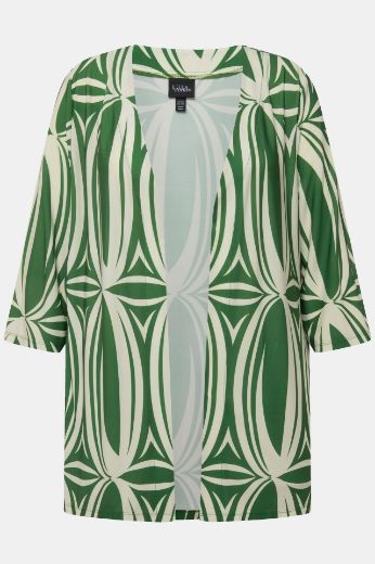 Plus size veliki brojevi Bluza s 3/4 rukavima V izreza za punije
