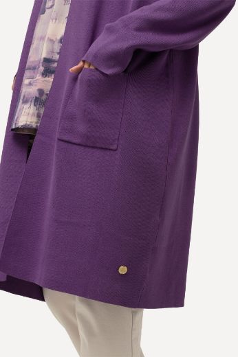 Plus size veliki brojevi Kardigan dugi model s džepovima za punije