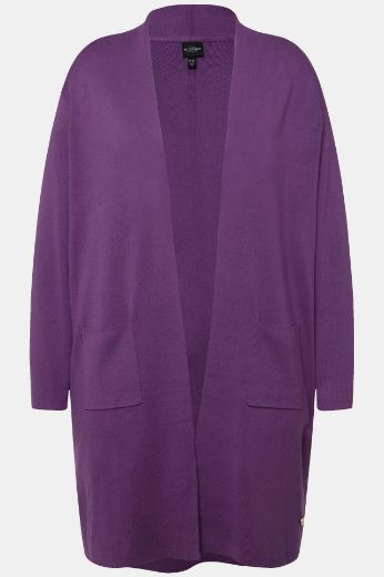 Plus size veliki brojevi Kardigan dugi model s džepovima za punije