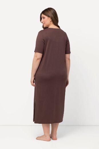 Plus size veliki brojevi Spavaćica s dodatkom ukrasne čipke na ovratniku za punije