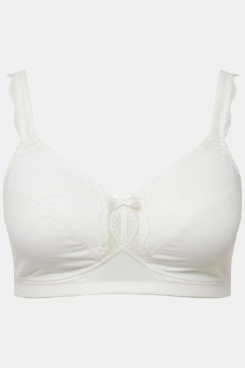 Plus size veliki brojevi Grudnjak bez žica s dodatkom čipke za punije