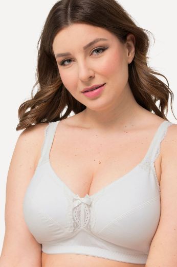 Plus size veliki brojevi Grudnjak bez žica s dodatkom čipke za punije