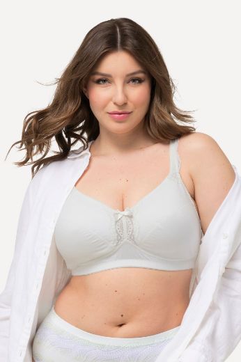 Plus size veliki brojevi Grudnjak bez žica s dodatkom čipke za punije