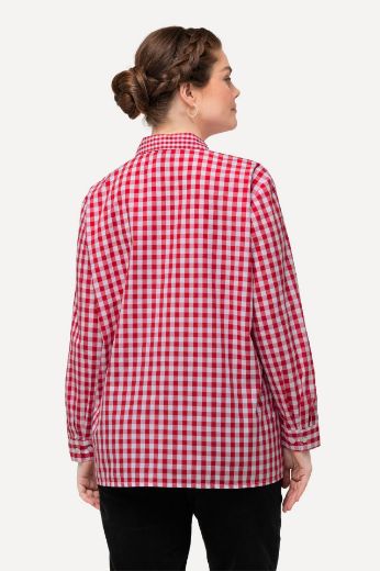 Plus size veliki brojevi Košulja dugih rukava na kopčanje za punije