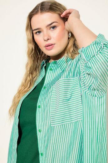 Plus size veliki brojevi Košulja dugih rukava širi model za punije