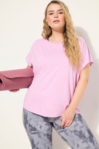 Plus size veliki brojevi Majica sportska okruglog izreza za punije