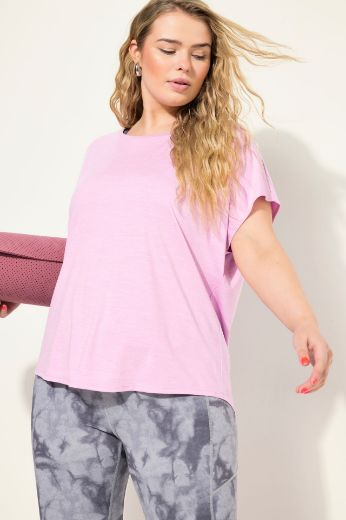 Plus size veliki brojevi Majica sportska okruglog izreza za punije