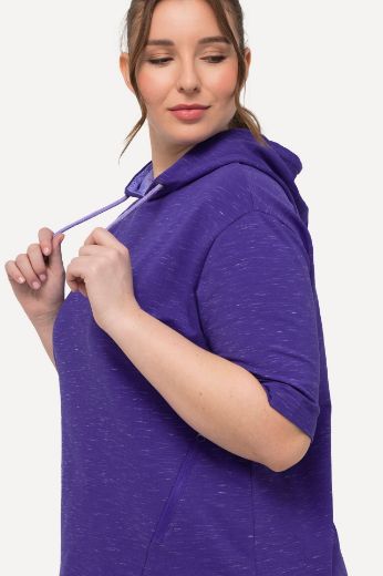 Plus size veliki brojevi Majica s kapuljačom kratki rukavi za punije