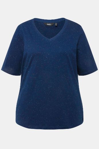 Plus size veliki brojevi Majica V ovratnika kratkih rukava za punije