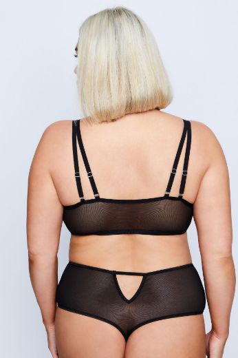 Plus size veliki brojevi Grudnjak bez žica mrežasti za punije