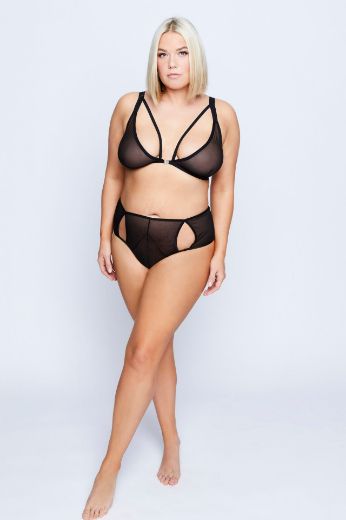 Plus size veliki brojevi Gaće tange visokog struka za punije