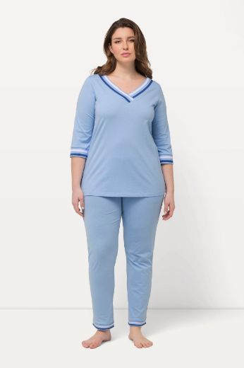 Plus size veliki brojevi Pidžama 3/4 rukava i dugih nogavica za punije