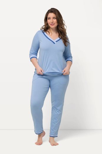 Plus size veliki brojevi Pidžama 3/4 rukava i dugih nogavica za punije