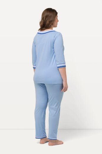 Plus size veliki brojevi Pidžama 3/4 rukava i dugih nogavica za punije