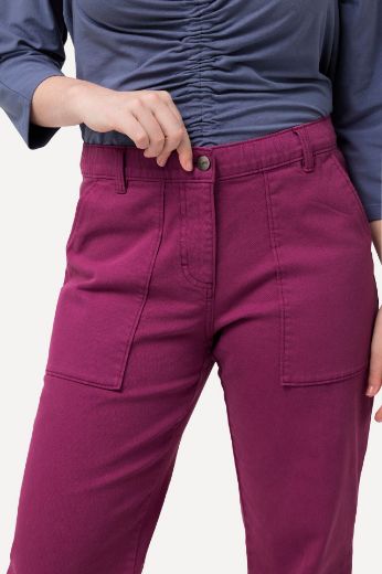 Plus size veliki brojevi Hlače od trapera širokih nogavica za punije