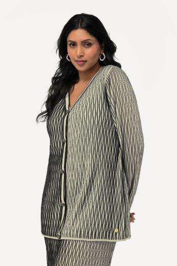 Plus size veliki brojevi Kardigan dugih rukava V izreza za punije
