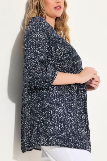 Plus size veliki brojevi Bluza s 3/4 rukavima A kroja za punije