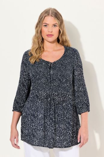 Plus size veliki brojevi Bluza s 3/4 rukavima A kroja za punije