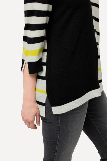 Plus size veliki brojevi Pulover 3/4 rukava V izreza za punije