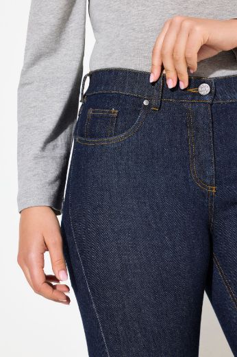 Plus size veliki brojevi Hlače od trapera širokih nogavica za punije