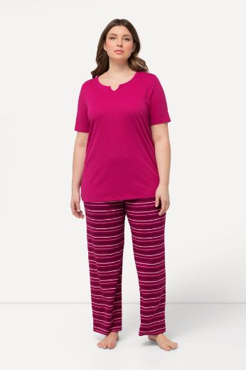 Plus size veliki brojevi Pidžama na pruge za punije