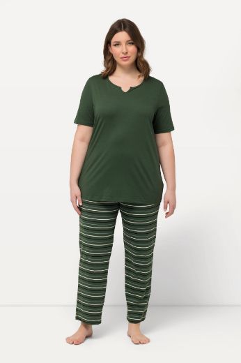 Plus size veliki brojevi Pidžama na pruge za punije