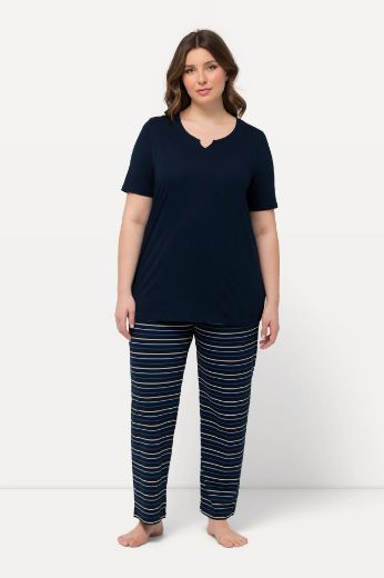 Plus size veliki brojevi Pidžama na pruge za punije