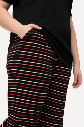 Plus size veliki brojevi Pidžama na pruge za punije