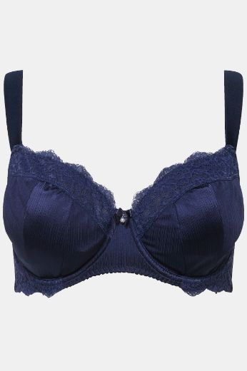 Plus size veliki brojevi Grudnjak sa žicom od satena i čipke za punije