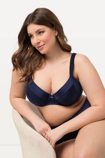 Plus size veliki brojevi Grudnjak sa žicom mekanih košarica  od satena i čipke za punije
