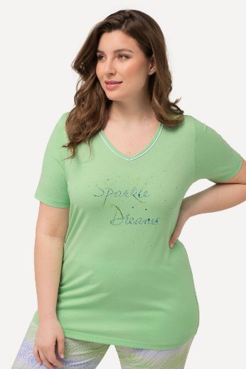Plus size veliki brojevi Pidžama kratkih rukava i dugih nogavica za punije