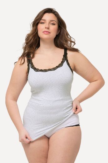 Plus size veliki brojevi Potkošulja s dodatkom ukrasne čipke 2 komada za punije