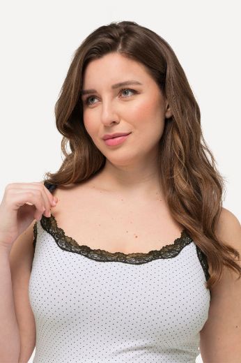 Plus size veliki brojevi Potkošulja s dodatkom ukrasne čipke 2 komada za punije