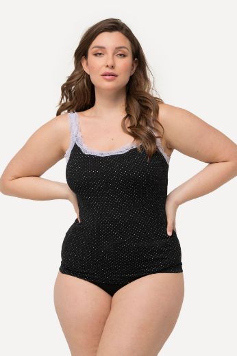 Plus size veliki brojevi Potkošulja s dodatkom ukrasne čipke 2 komada za punije