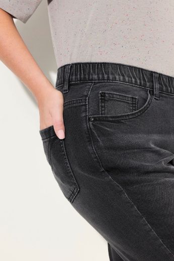 Plus size veliki brojevi Hlače SAMMY od trapera uskih nogavica za punije
