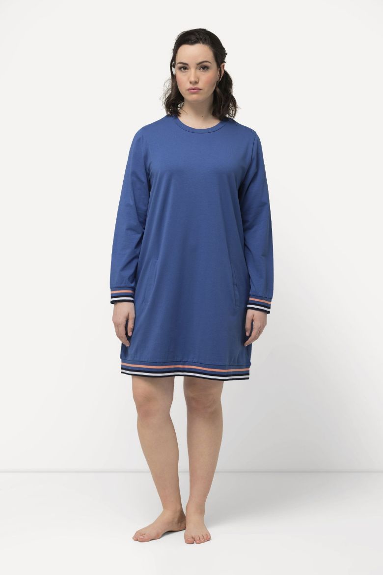 Plus size veliki brojevi Haljina dugih rukava za punije