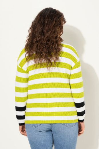 Plus size veliki brojevi Pulover pleteni dugih rukava za punije