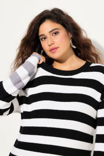 Plus size veliki brojevi Pulover pleteni dugih rukava za punije