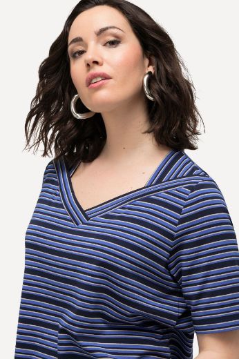 Plus size veliki brojevi Majica kratkih rukava V izreza za punije