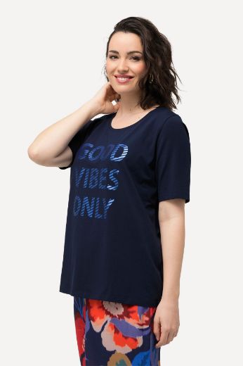 Plus size veliki brojevi Majica kratkih rukava s natpisom za punije