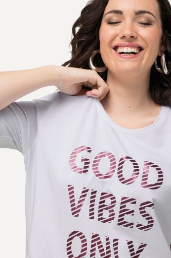Plus size veliki brojevi Majica kratkih rukava s natpisom za punije