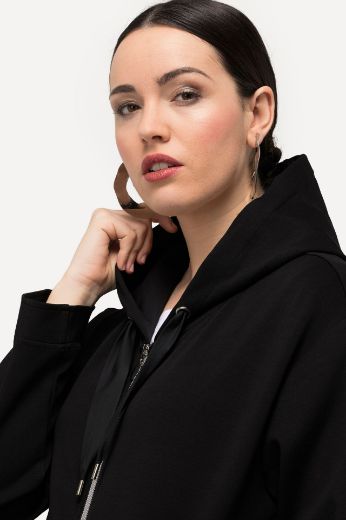 Plus size veliki brojevi Majica dugih rukava s kapuljačom i patentnim zatvaračem za punije
