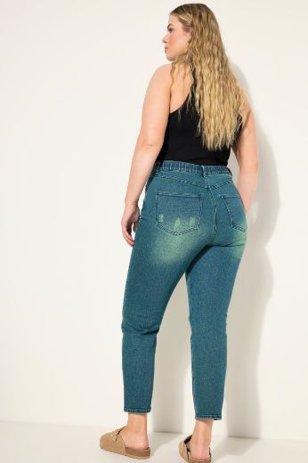Plus size veliki brojevi Hlače od trapera visokog struka za punije