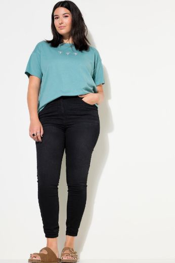 Plus size veliki brojevi Hlače od trapera uskih nogavica za punije