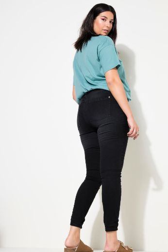 Plus size veliki brojevi Hlače od trapera uskih nogavica za punije