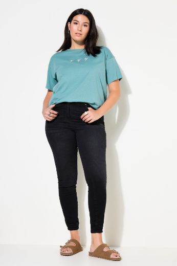 Plus size veliki brojevi Hlače od trapera uskih nogavica za punije