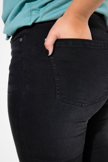 Plus size veliki brojevi Hlače od trapera uskih nogavica za punije