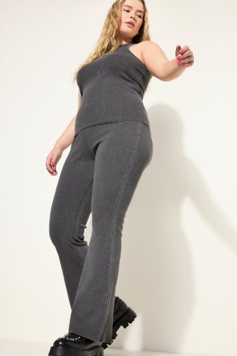 Plus size veliki brojevi Hlače s prorezima na nogavicama za punije