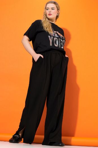 Plus size veliki brojevi Hlače s prorezima na nogavicama za punije